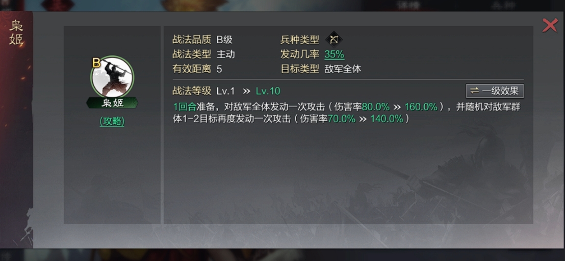 率土之滨孙尚香战法怎么配
