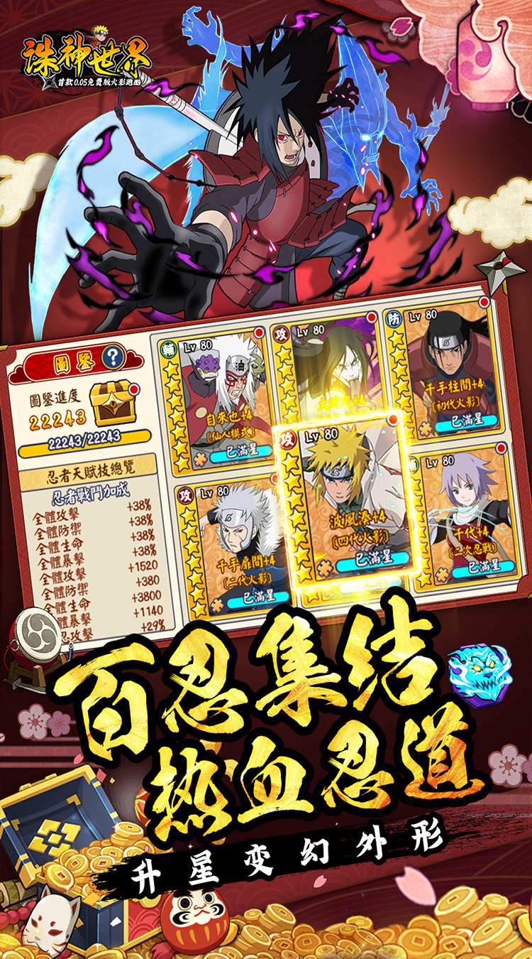诛神世界(火影跑酷0.05折免费买断升级版)(火影忍者)截图
